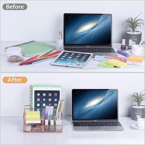 Desk Organizers and Accessories for Women with Drawer, Cute Desk Supplies - Picture 2 of 6